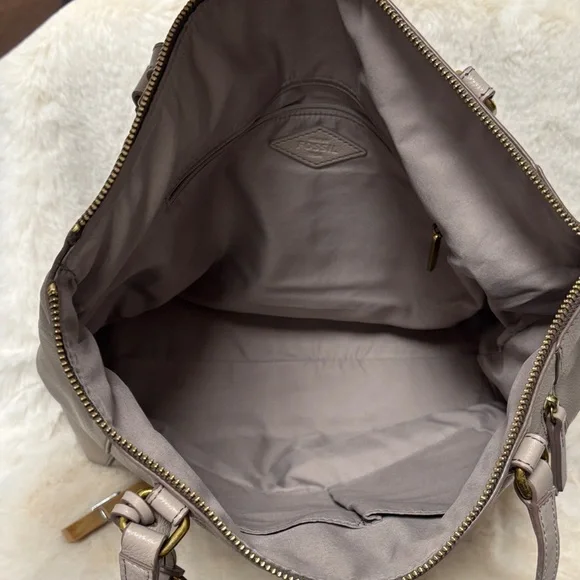 Fossil Tara Leather Shopper Tote Bag - Picture 12 of 14